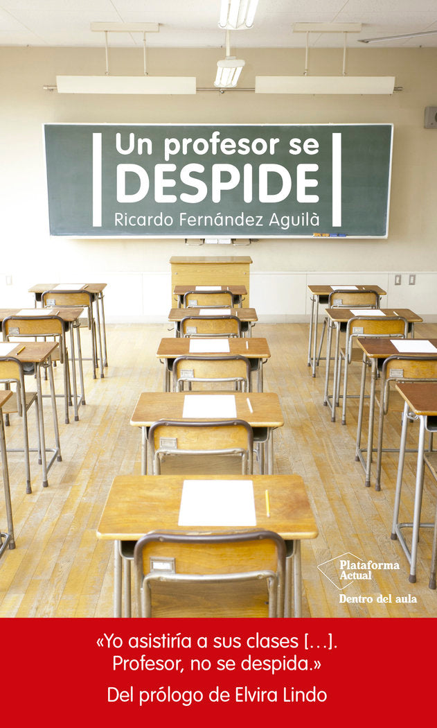 Un profesor se despide, de Fernández Aguilà, Ricardo | portada del libro
