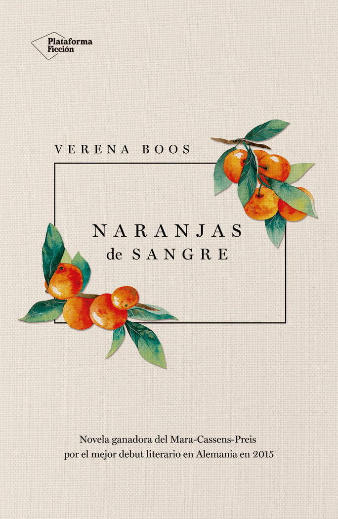 Naranjas de sangre, de Boos, Verena | portada del libro