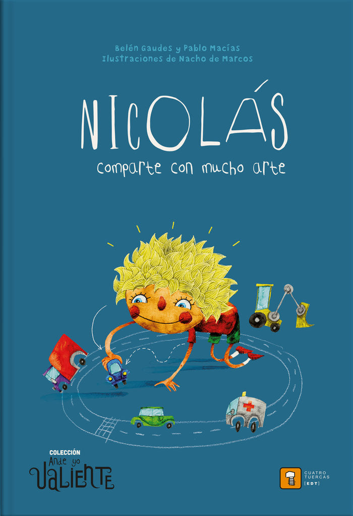 NICOLÁS COMPARTE CON MUCHO ARTE, de Gaudes, Belén | portada del libro