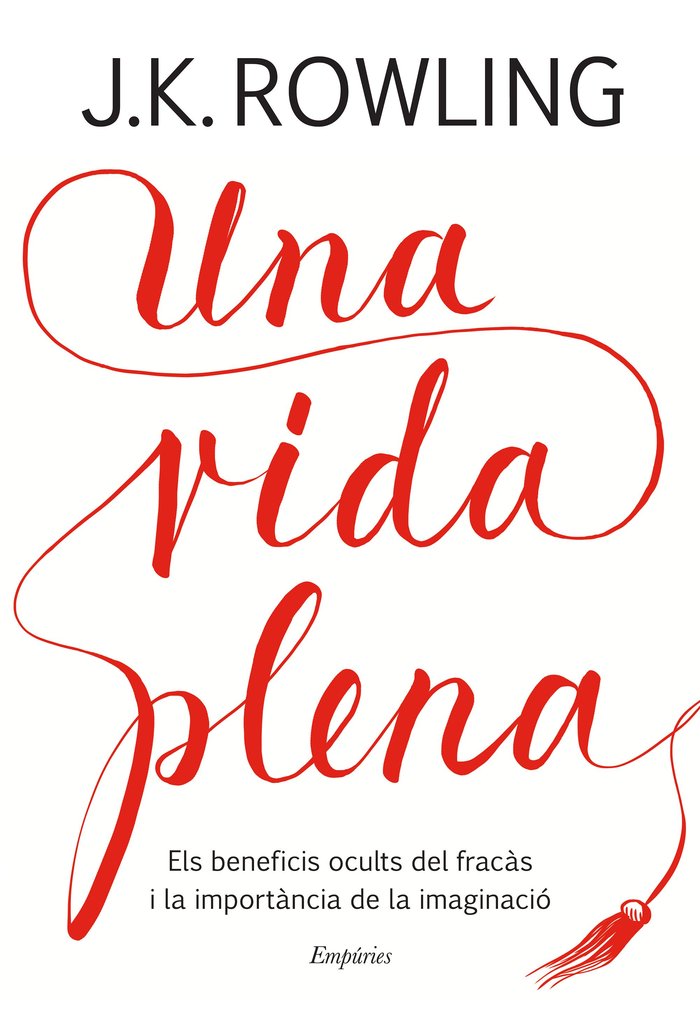 Una vida plena, de Rowling | portada del libro