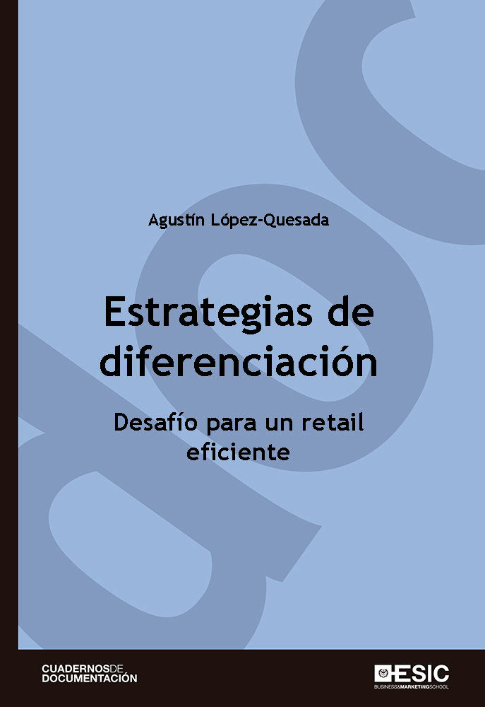 Estrategias de diferenciación, de López-Quesada, Agustín | portada del libro