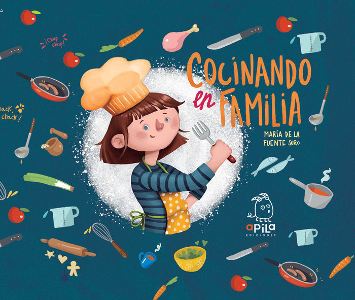 COCINANDO EN FAMILIA, de de la Fuente Soro | portada del libro