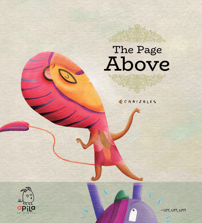 THE PAGE ADOVE, de CANIZARES | portada del libro