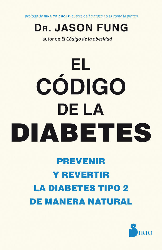 El código de la diabetes, de Fung, Dr. Jason | portada del libro