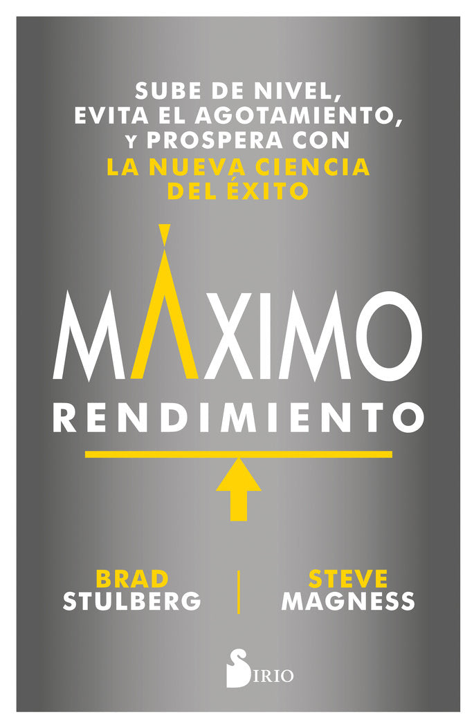 MÁXIMO RENDIMIENTO, de Stulberg, Brad | portada del libro
