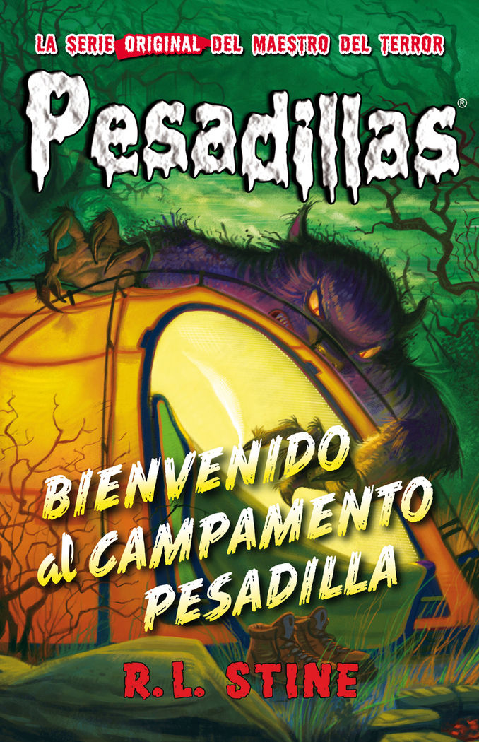 Bienvenido al campamento Pesadilla, de R.L. Stine | portada del libro