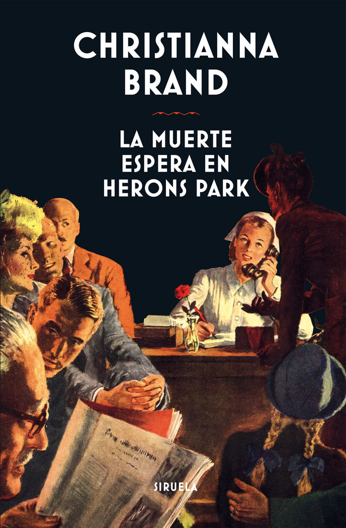 La muerte espera en Herons Park, de Brand, Christianna | portada del libro