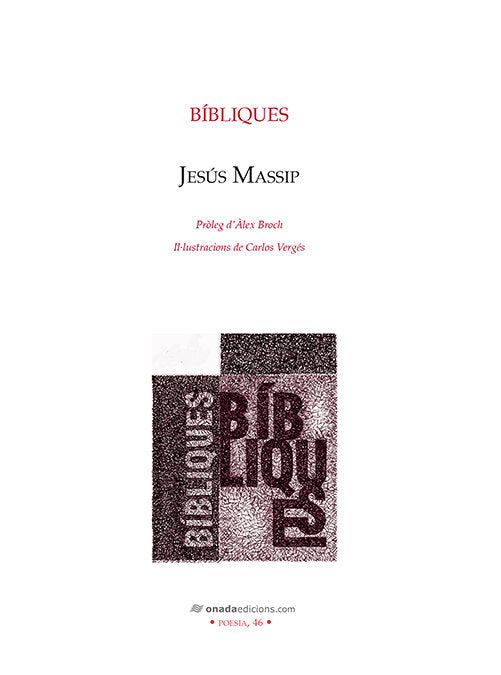 Bíbliques, de Massip i Fonollosa, Jesús | portada del libro