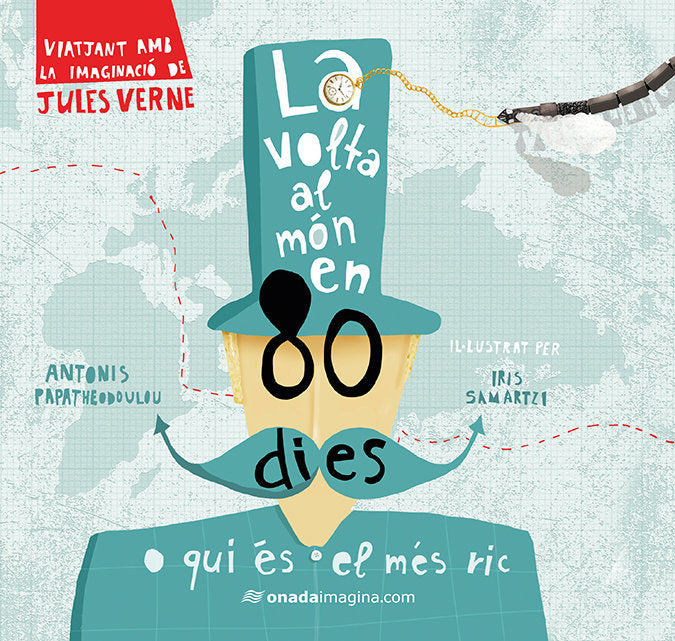 La volta al món en 80 dies, de Samartzi, Iris | portada del libro