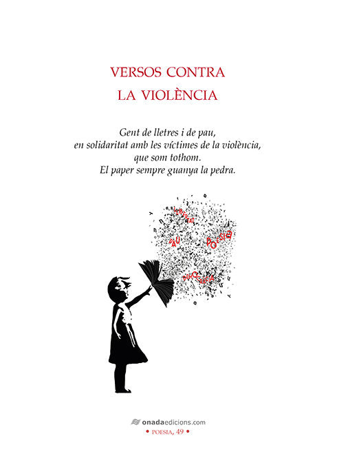 Versos contra la violència, de Varios autores | portada del libro