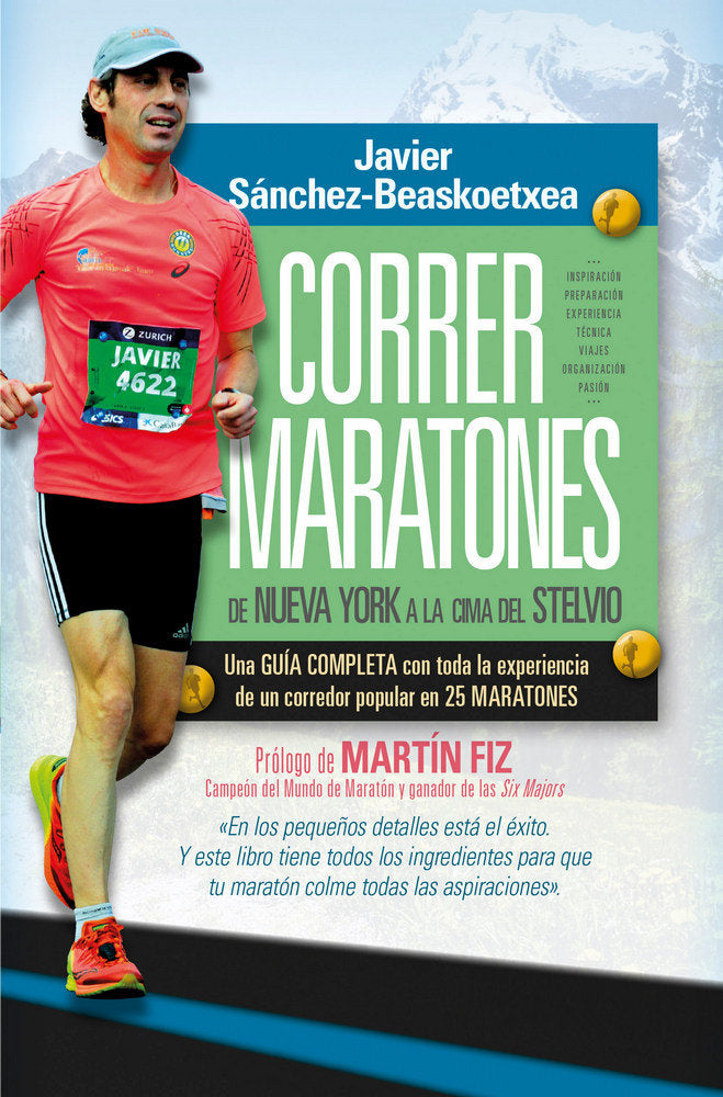 Correr maratones, de Sánchez-Beaskoetxea, Javier | portada del libro