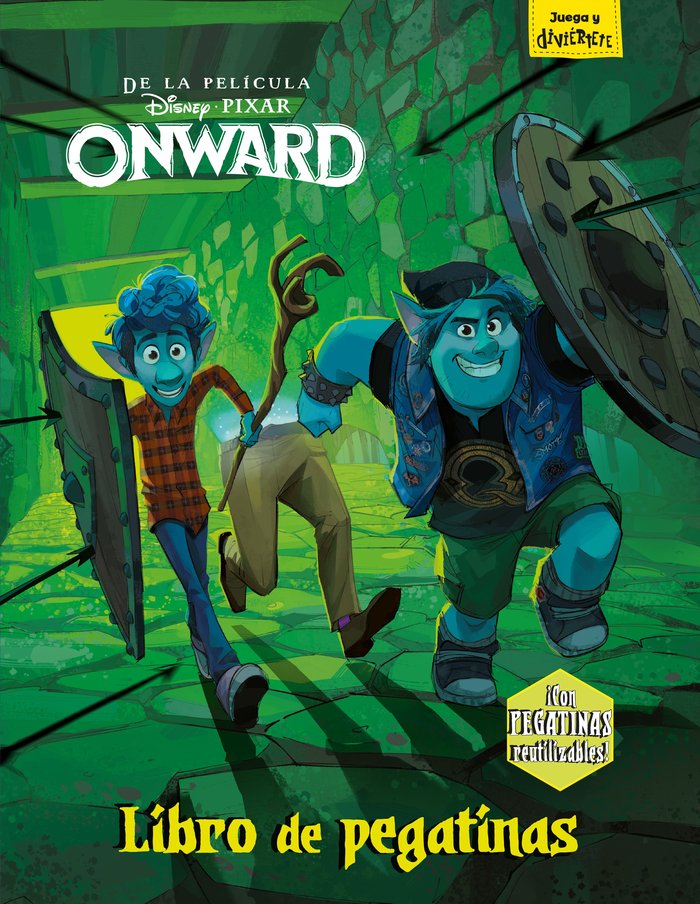 Onward. Libro de pegatinas, de Disney | portada del libro