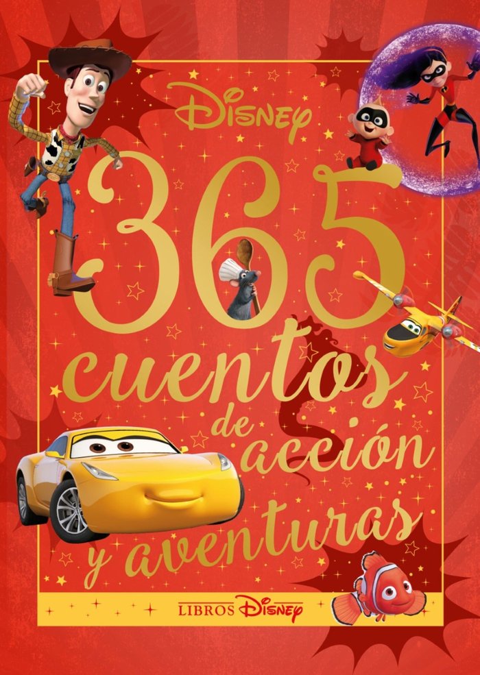 Disney. 365 cuentos de acción y aventuras, de Disney | portada del libro