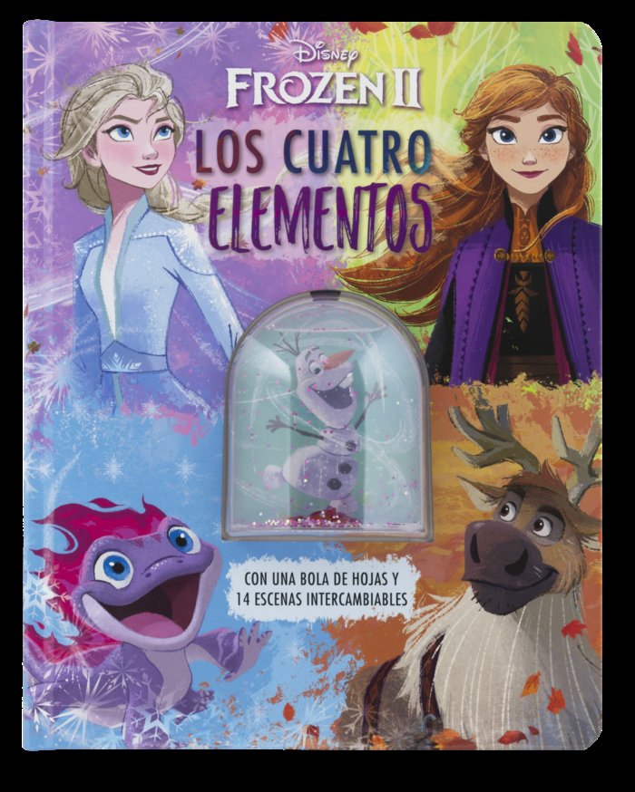 Frozen 2. Los cuatro elementos, de Disney | portada del libro
