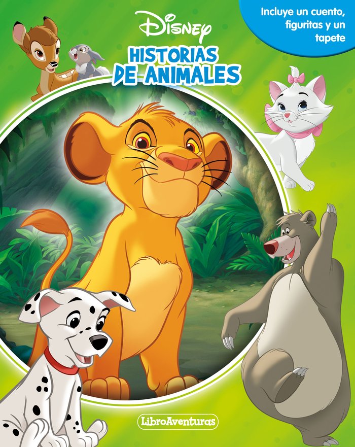 Historias de animales. Libroaventuras, de Disney | portada del libro