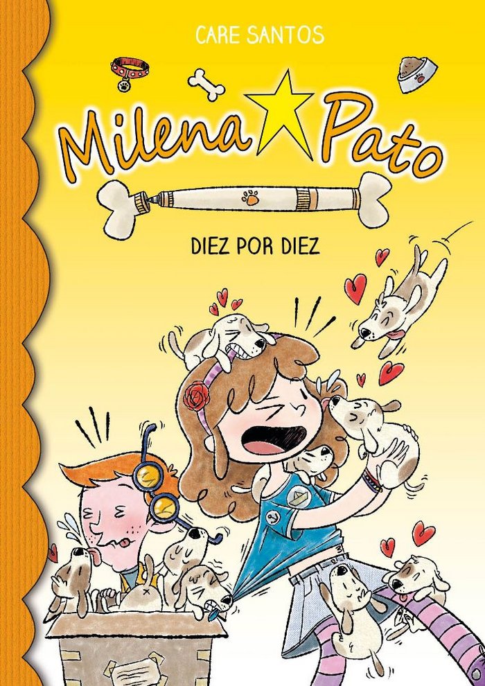 Milena Pato 10. Diez por diez, de Santos, Care | portada del libro