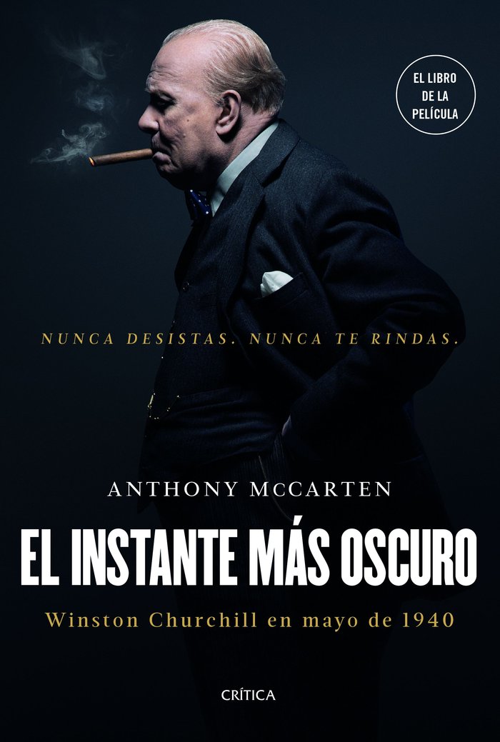 El instante más oscuro, de McCarten | portada del libro