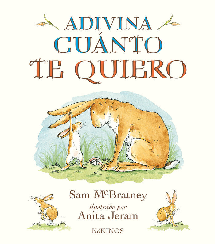 ADIVINA CUÁNTO TE QUIERO, de McBratney | portada del libro