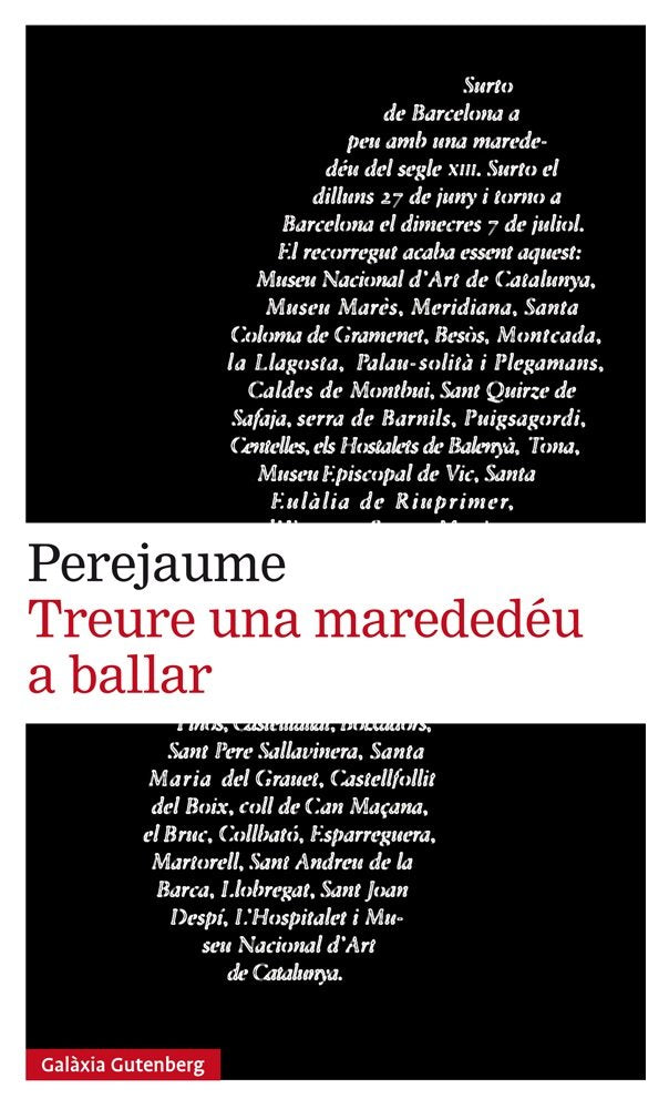 Treure una marededéu a ballar, de Perejaume | portada del libro