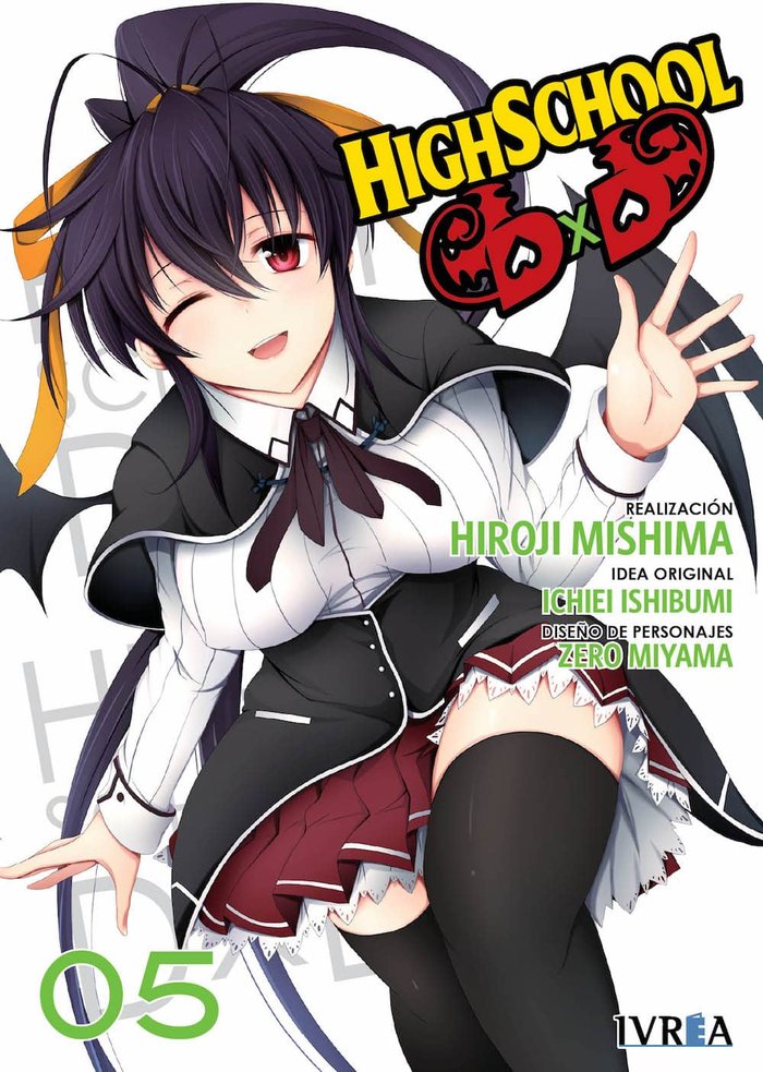 HighSchool DxD 5, de Hiroji Mishima | portada del libro
