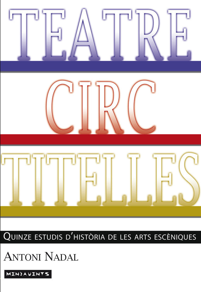 Teatre, circ, titelles, de Nadal i Soler, Antoni | portada del libro