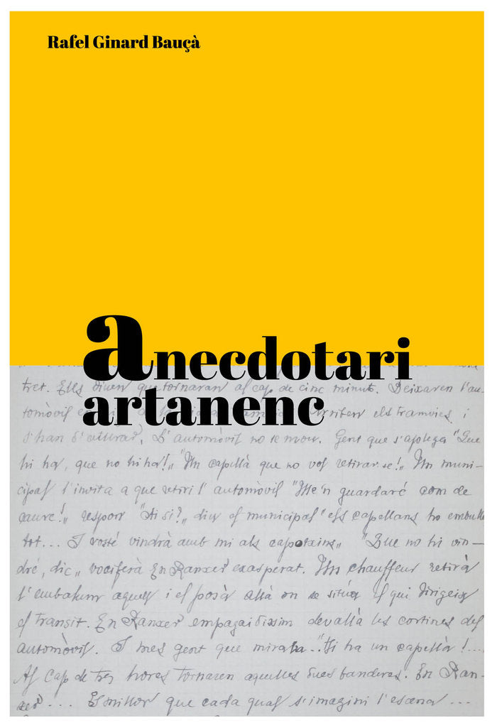Anecdotari artanenc, de Ginard Bauçà, Rafel | portada del libro