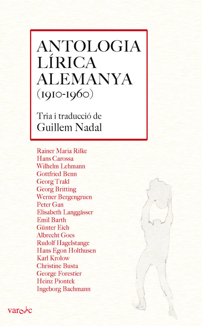 Antologia lírica alemanya (1910-1960) | portada del libro