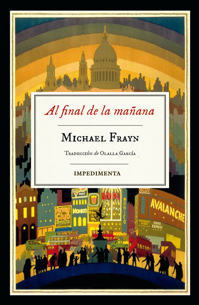Al final de la mañana, de Frayn, Michael | portada del libro