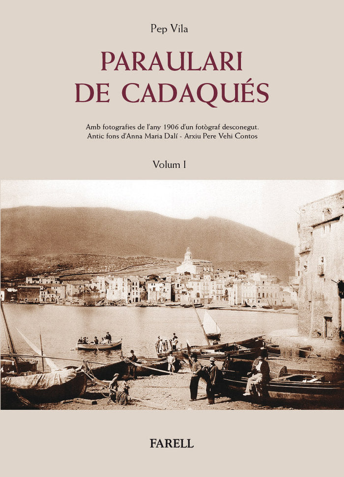 PARAULARI DE CADAQUES REPERTORI AUXILIAR, de VILA MEDINY·, PEP | portada del libro