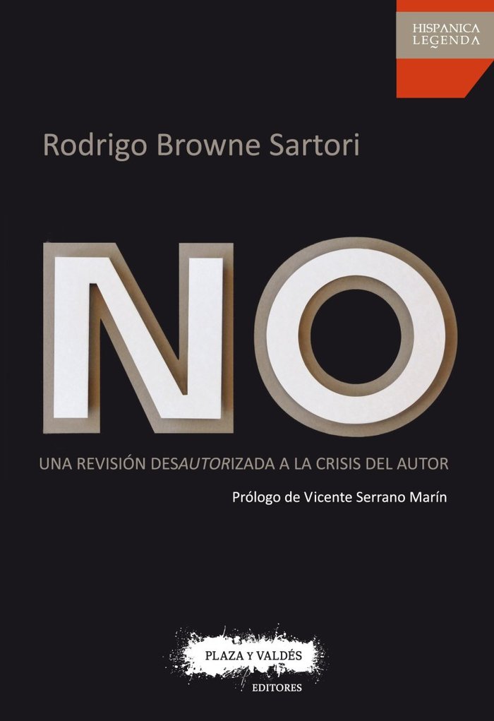 NO, de Browne Sartori, Rodrigo | portada del libro