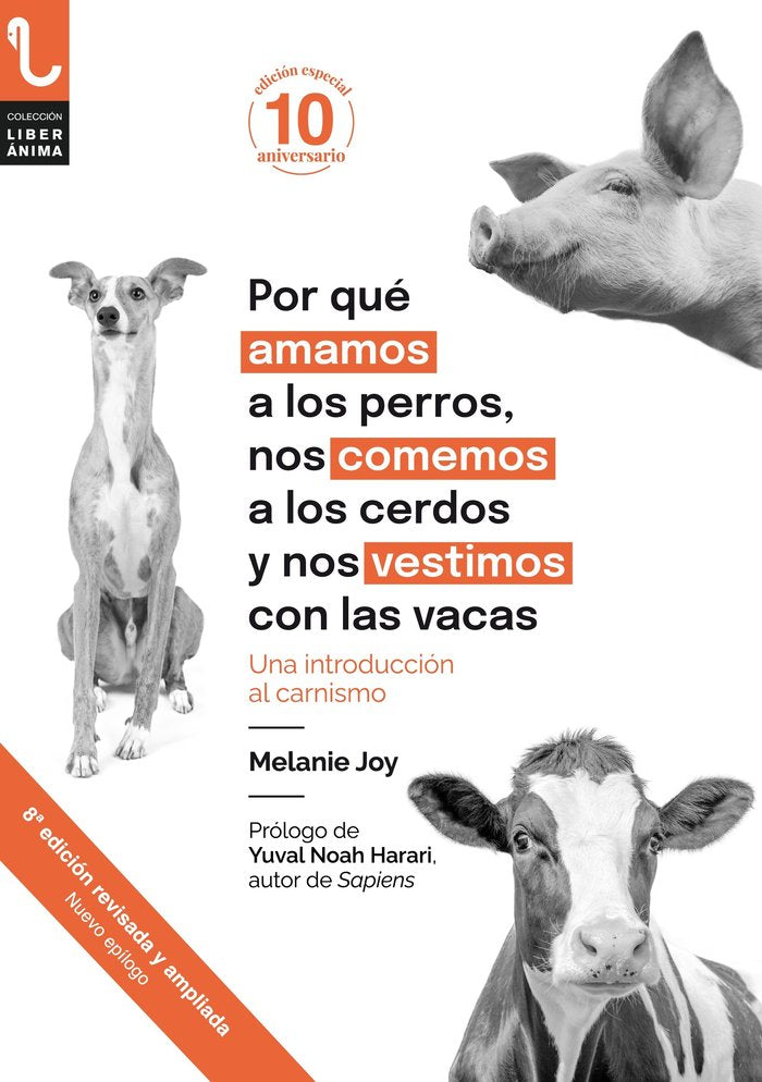 POR QUE AMAMOS A LOS PERROS, NOS COMEMOS A LOS CERDOS Y NOS VESTIMOS CON LAS VAC, de MELANIE JOY | portada del libro