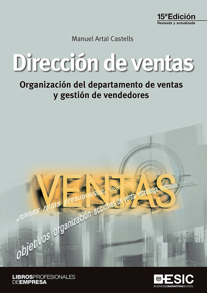Dirección de ventas, de Artal Castells, Manuel | portada del libro