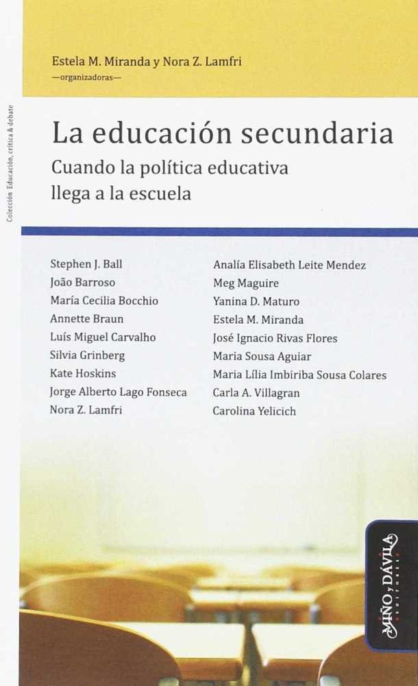 La escuela secundaria, de Miranda (argentina) | portada del libro