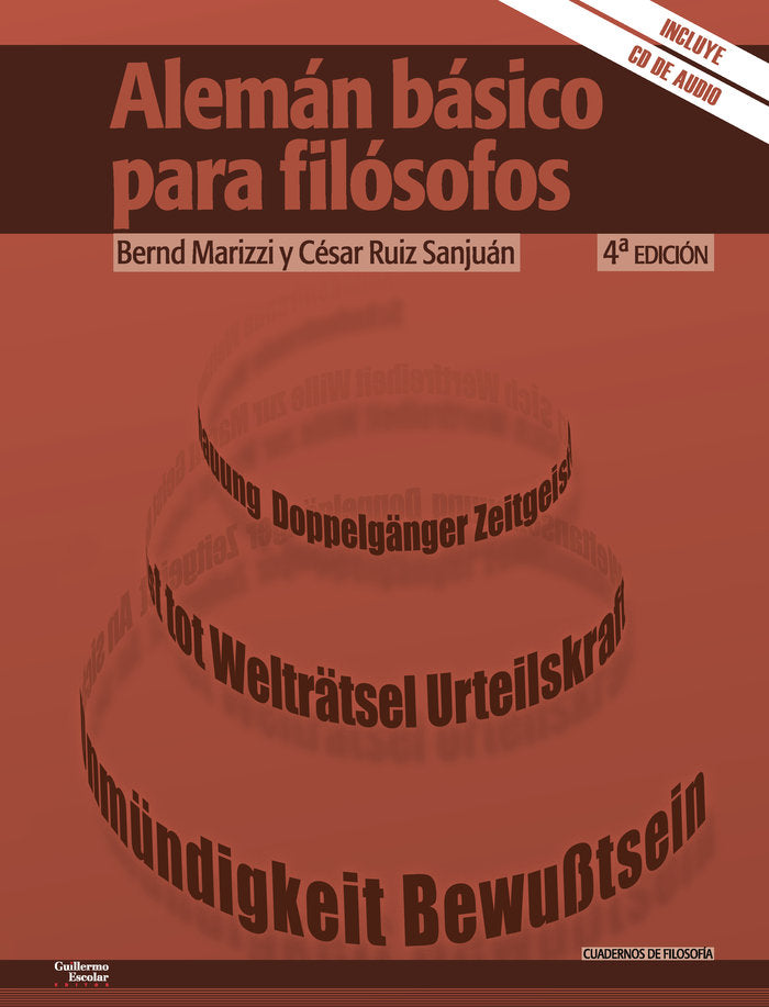 Alemán básico para filósofos, de Marizzi, Bernd | portada del libro