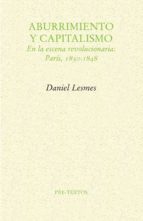 ABURRIMIENTO Y CAPITALISMO, de DANIEL LESMES | portada del libro
