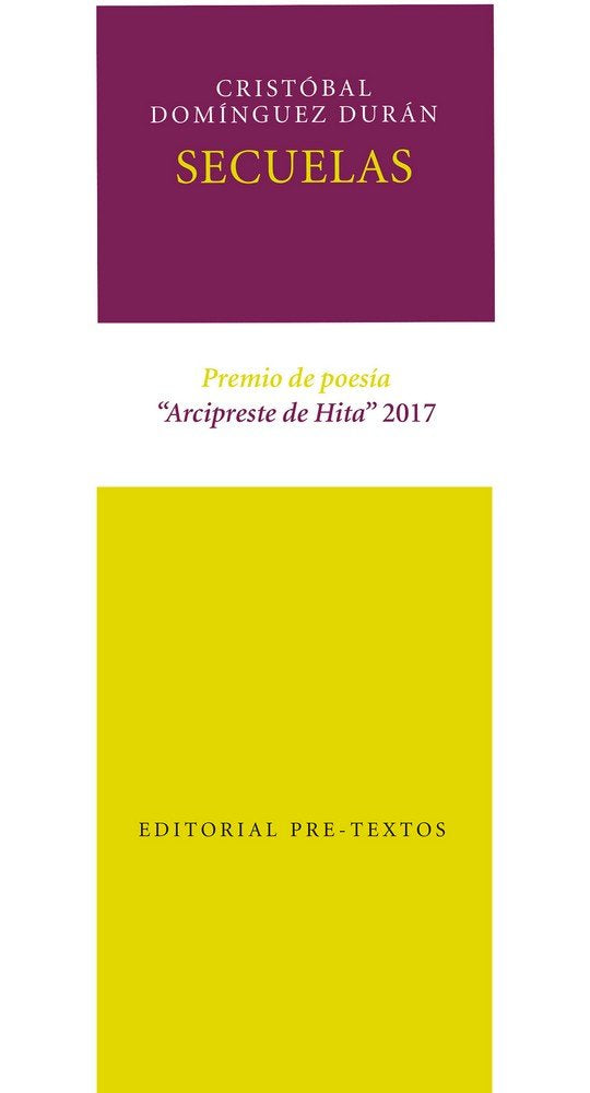 SECUELAS, de Domínguez Durán | portada del libro