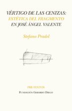 VÉRTIGO DE LAS CENIZAS, de STEFANO PRADEL | portada del libro