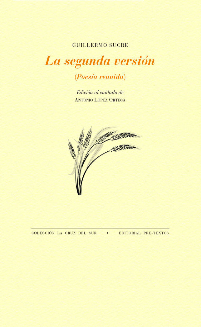 SEGUNDA VERSIÓN, LA, de Sucre | portada del libro