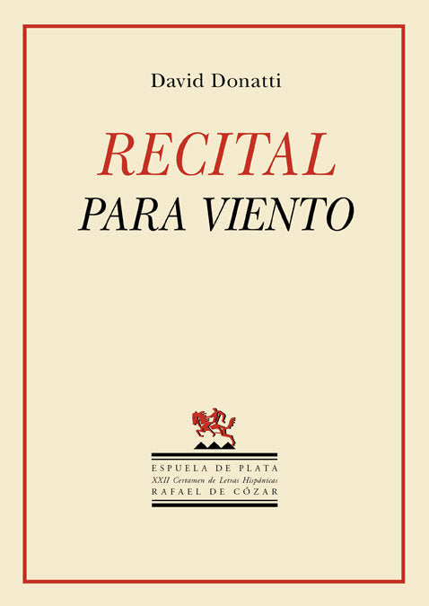 Recital para viento, de Donatti, David | portada del libro