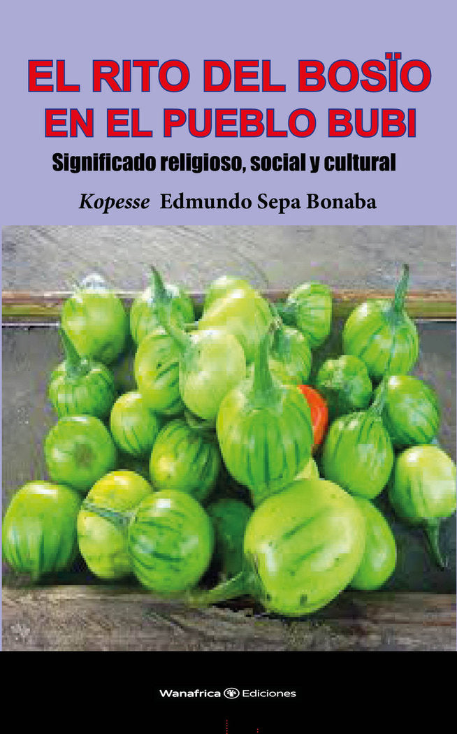 EL RITO DEL BOSÏO, de Sepa Bonaba, Edmundo | portada del libro