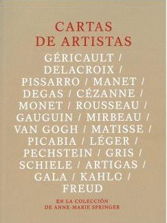 CARTAS DE ARTISTAS EN LA COLECCION DE ANNE-MARIE SPRINGER, de VV AA | portada del libro