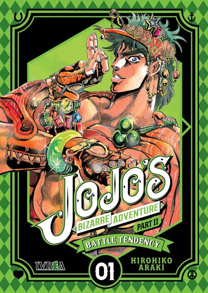 Jojo's Bizarre Adventure Parte 1: Battle Tendency 1, de Hirohiko Araki | portada del libro
