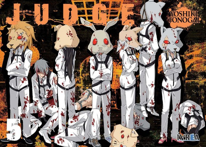 Judge 5, de Yoshiki Tonogai | portada del libro