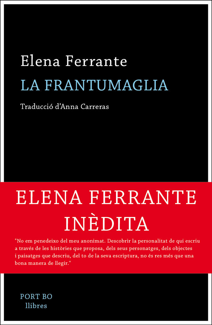 La frantumaglia, de Ferrante, Elena | portada del libro