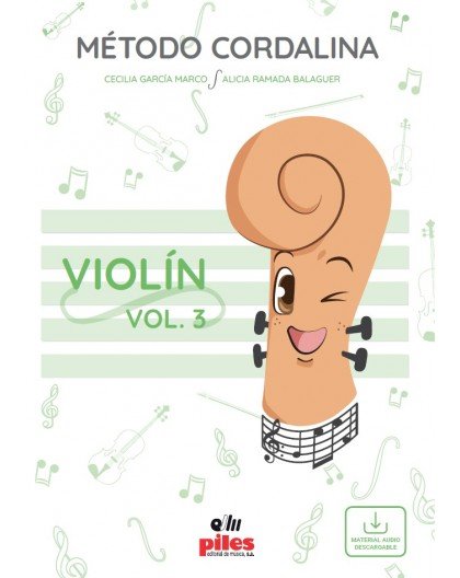 METODO CORDALINA VIOLIN 3 3ª POSICION, de GARCIA MARCO, CECILIA | portada del libro