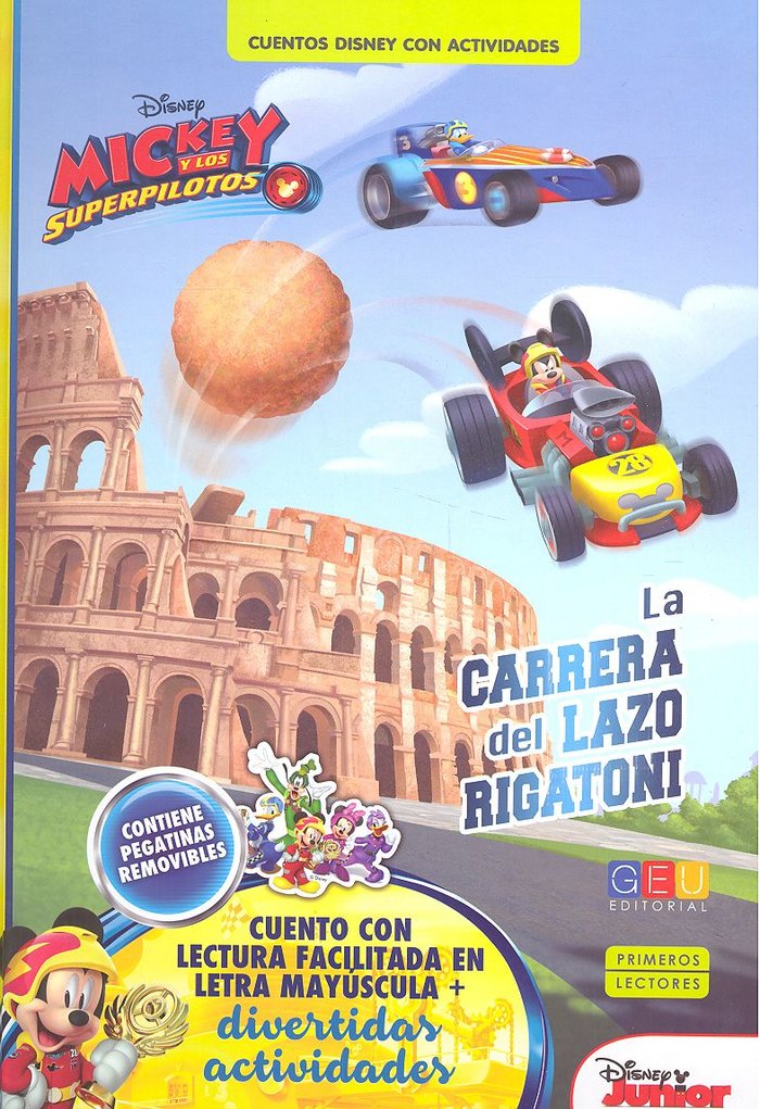 Cuento con actividades. La carrera del lazo Rigatoni, de AA.VV. | portada del libro
