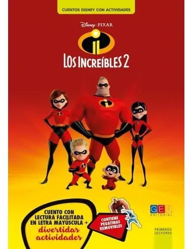 Los increibles 2. Cuento con actividades, de Disney | portada del libro