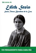 366 Textos de Edith Stein, de Pablo Cervera Barranco | portada del libro