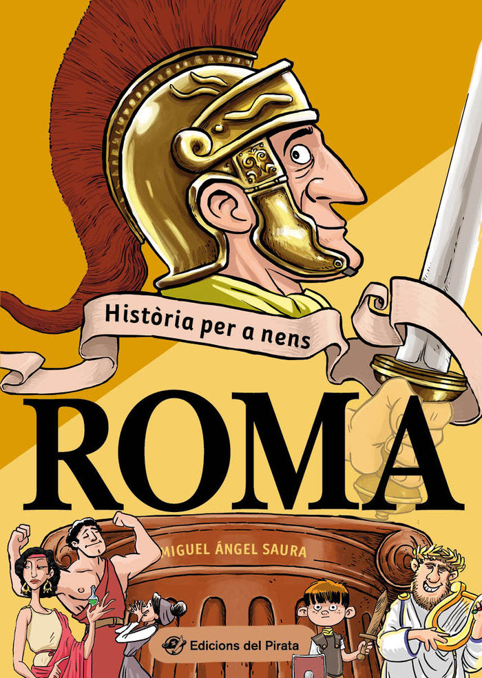 HISTORIA PER A NENS ROMA, de SAURA, MIGUEL ANGEL | portada del libro