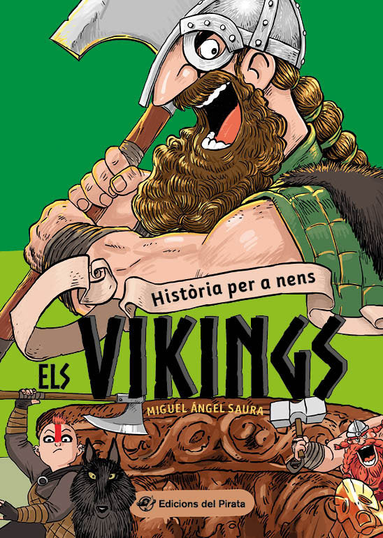 HISTORIA PER A NENS ELS VIKINGS, de SAURA, MIGUEL ANGEL | portada del libro
